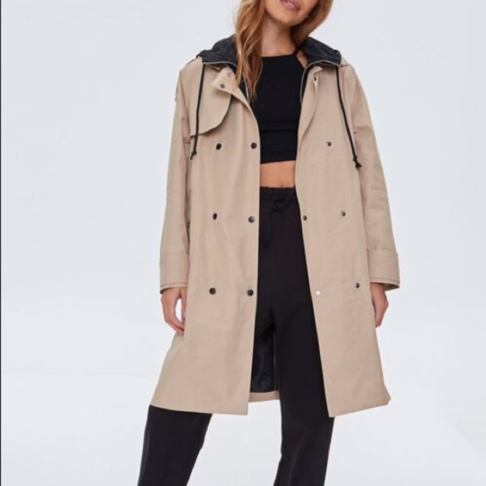 Double-Breasted Combo Coat